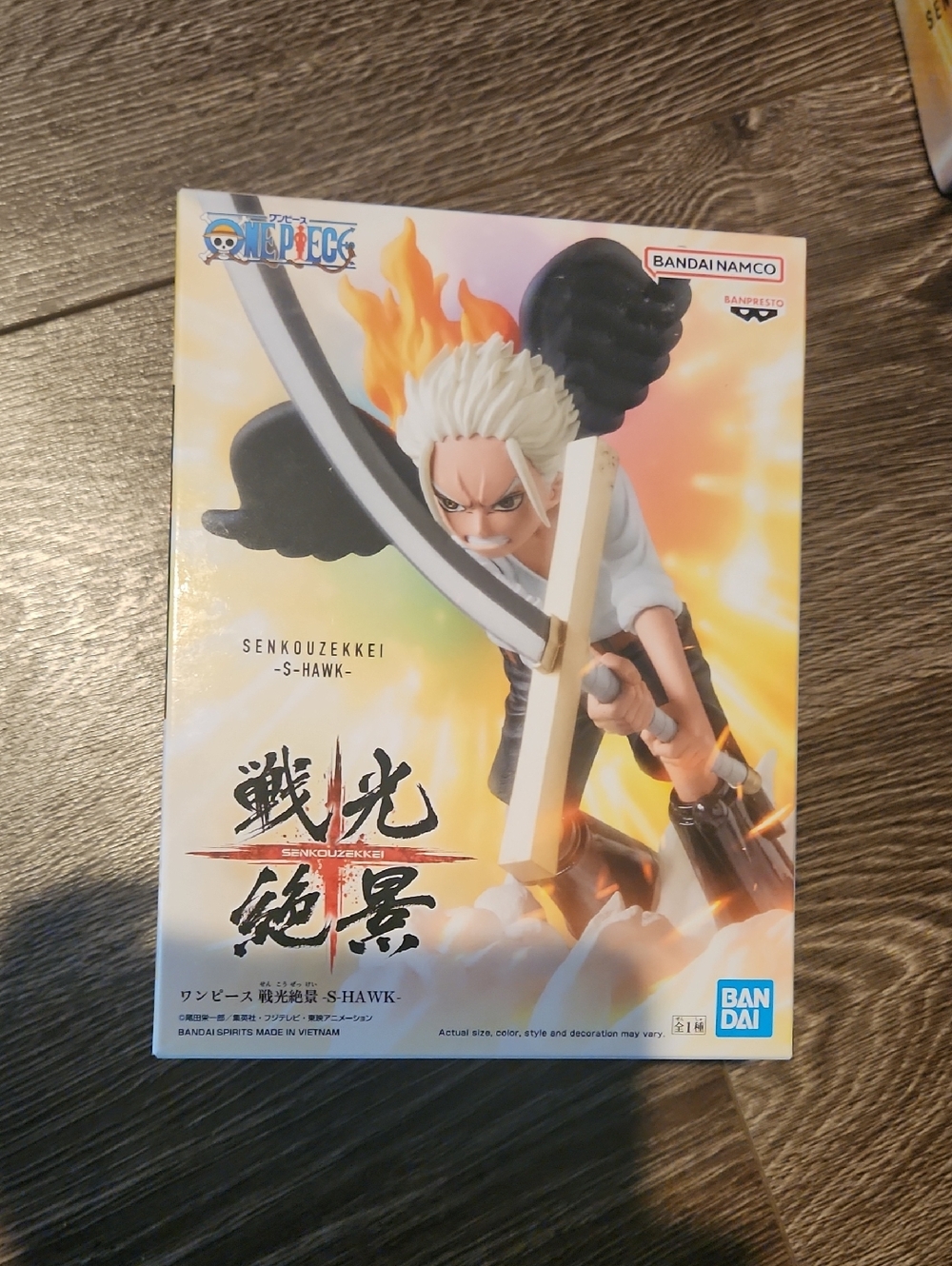 Banpresto - One Piece - S-Hawk, Senkozekkei Figure 5.9IN Brand New